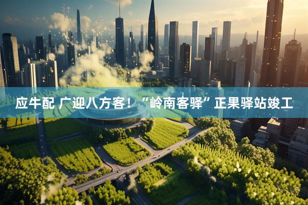 应牛配 广迎八方客！“岭南客驿”正果驿站竣工