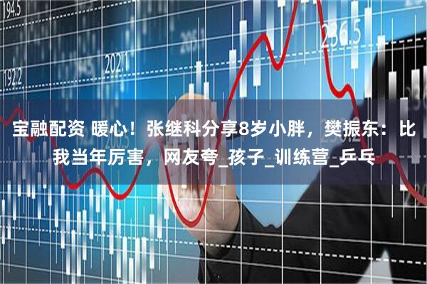 宝融配资 暖心！张继科分享8岁小胖，樊振东：比我当年厉害，网友夸_孩子_训练营_乒乓