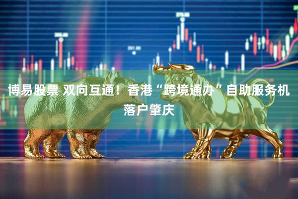 博易股票 双向互通！香港“跨境通办”自助服务机落户肇庆