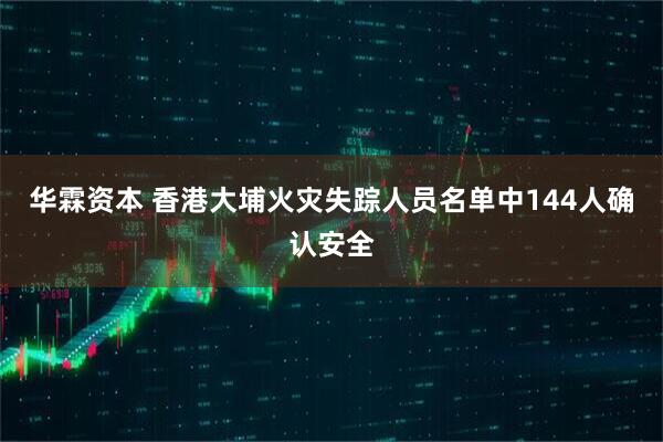 华霖资本 香港大埔火灾失踪人员名单中144人确认安全